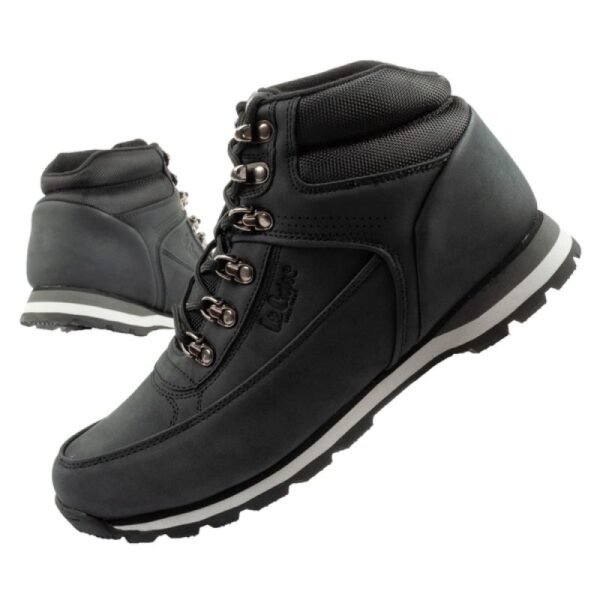 Lee Cooper mens winter hiking ankle boots black