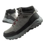 Lee Cooper mens winter hiking boots, insulated, ankle boots, gray