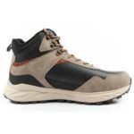 Lee Cooper mens winter hiking boots, insulated, high-ankle, beige, black - Image 4