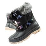 Lee Cooper winter boots childrens insulated snow boots for girls black