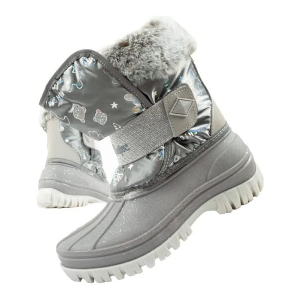 Lee Cooper winter boots childrens insulated snow boots for girls gray