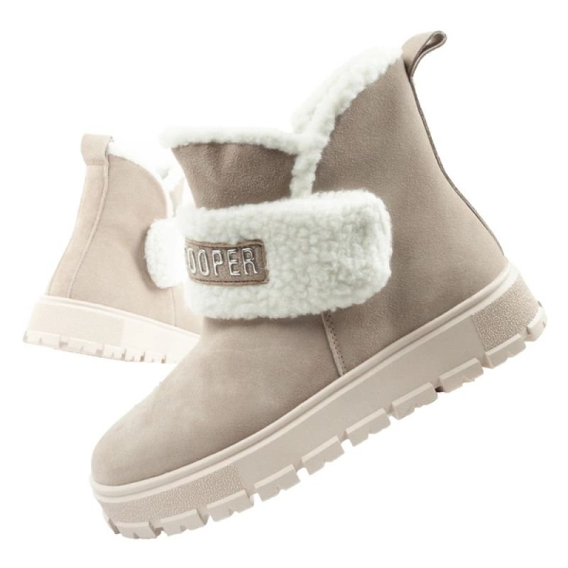 lupin-wear-ca-lee-cooper-women-s-boots-winter-boots-fashionable-sheepskin-insulated-leather-beige-1715940 Lee Cooper womens boots winter boots fashionable sheepskin insulated leather beige - Image 1