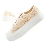 Lee Cooper womens sneakers lace openwork platform