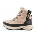 Lee Cooper womens winter hiking shoes, insulated, beige, black - Image 2