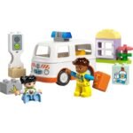 LEGO DUPLO TOWN 10447 Ambulance with Driver - Image 3