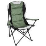 LUX FOLDING CAMPING CHAIR 60X60X105CM GREEN-BLACK