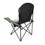 LUX FOLDING CAMPING CHAIR 60X60X105CM GREEN-BLACK - Image 4