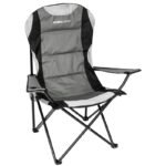 LUX FOLDING CAMPING CHAIR 60X60X105CM GREY-BLACK - Image 2