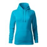Malfini Cape Free W MLI-F1444 turquoise sweatshirt - Image 2
