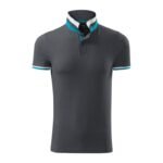 Malfini Collar Up M MLI-25683 light anthracite polo shirt - Image 3