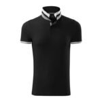 Malfini Collar Up Polo Shirt M MLI-25601 Black - Image 3