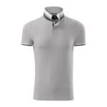 Malfini Collar Up W MLI-256A4 Silver Gray Polo Shirt - Image 2