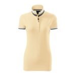 Malfini Collar Up W MLI-25785 Bourbon Vanilla Polo Shirt - Image 3
