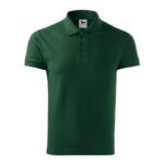 Malfini Cotton Heavy M MLI-215D3 dark green polo shirt - Image 2