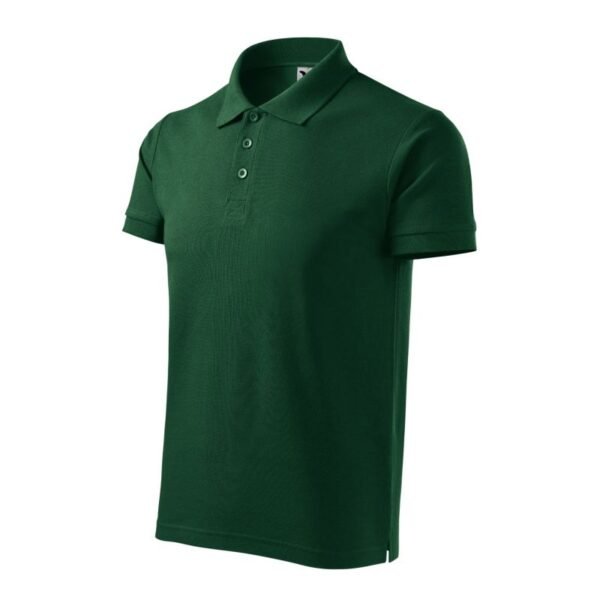 Malfini Cotton Heavy M MLI-215D3 dark green polo shirt