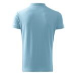 Malfini Cotton M MLI-21215 blue polo shirt - Image 6