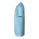 Malfini Cotton M MLI-21215 blue polo shirt - Image 7