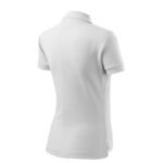 Malfini Cotton W MLI-21300 white polo shirt - Image 3