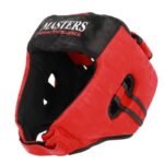 MASTERS KT-EXCELLENCE Boxing Helmet Black and Red - Image 2