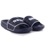 Mens navy blue Big Star beach pool flip-flops RR174A045 - Image 3