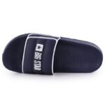 Mens navy blue Big Star beach pool flip-flops RR174A045 - Image 4