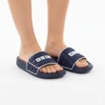 Mens navy blue Big Star beach pool flip-flops RR174A045 - Image 5