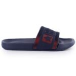 Mens navy blue Big Star RR174A052 beach pool flip-flops - Image 2