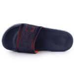 Mens navy blue Big Star RR174A052 beach pool flip-flops - Image 4