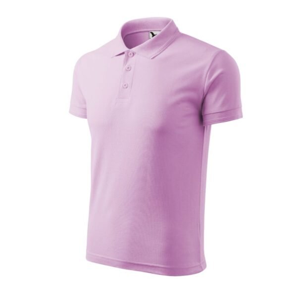 Mens Pique Polo Shirt (Orchid)