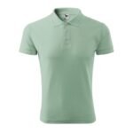 Mens Pique Polo Shirt (sage) - Image 2