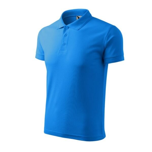 Mens Pique Polo Shirt (snorkel blue)