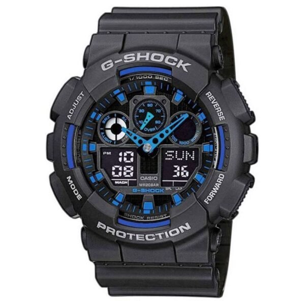 Mens Watch CASIO G-SHOCK GA-100-1A2ER + BOX