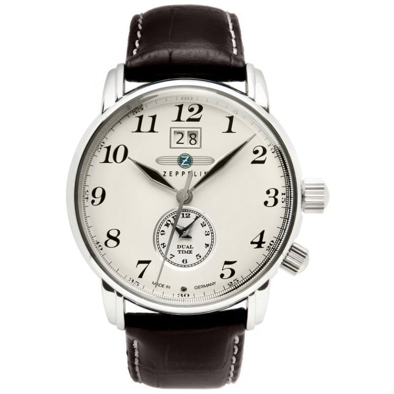 lupin-wear-ca-men-s-watch-zeppelin-lz127-graf-zeppelin-dual-time-7644-5-box-1829544 Zeppelin Mens Watch Dual