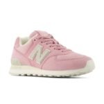 New Balance WL574 pink Lifestyle womens sneakers (WL574CSP) - Image 3