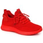 NEWS M EVE266B red textile sports shoes - Image 5