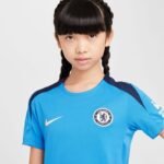 Nike Chelsea FC Strike SS Top Jr FN9856-436 - Image 3