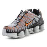 NIKE Nike Shox TL AV3595-011 LT Smoke Grey/Bright Mandarin - Image 3