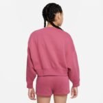 Nike Sportswear Trend Flc Crew Jr DV2563 633 sweatshirt - Image 2