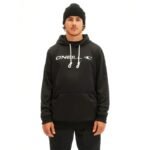 Oneill mens hoodie kangaroo pocket Rutile black fashionable