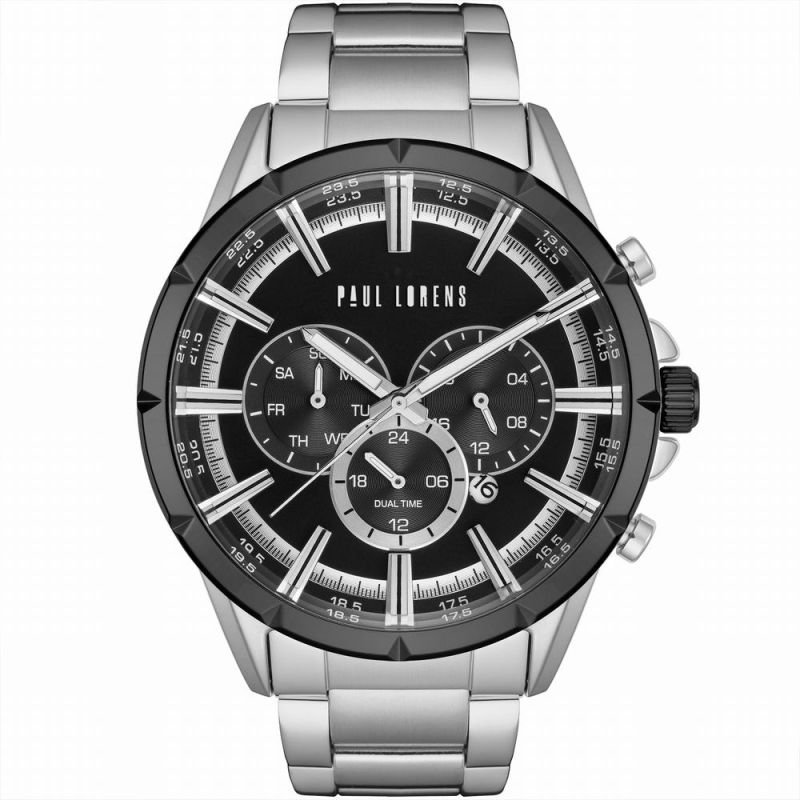 lupin-wear-ca-paul-lorens-pl13605b-1c1-men-s-watch-1829101 Paul Lorens PL13605B-1C1 Mens Watch - Image 1