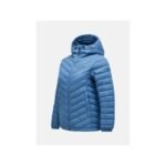 Peak Performance W Frost Down Hood Jacket Blue - Image 2