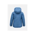 Peak Performance W Frost Down Hood Jacket Blue - Image 3