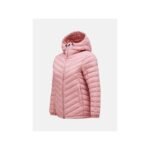 Peak Performance W Frost Down Hood Jacket Pink - Image 2