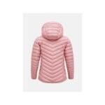 Peak Performance W Frost Down Hood Jacket Pink - Image 3