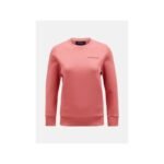 Peak Performance W Original Small Logo Crew Pink Sweatshirt