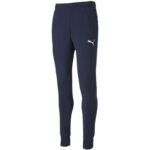 Puma mens cotton sweatpants, comfortable, sporty style, navy blue - Image 3