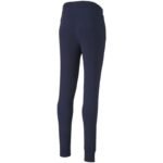 Puma mens cotton sweatpants, comfortable, sporty style, navy blue - Image 4