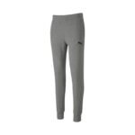 Puma mens cotton sweatpants gray comfortable sporty style