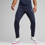 Puma Team Goal Slim Training Mens Pants Navy Blue 659037 06 - Image 3