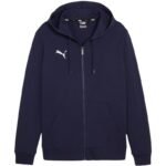 Puma teamGoal Casuals Hooded Kids Sweatshirt Navy Blue 658596 06